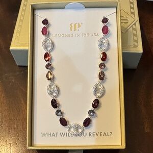 Bomb Party Jewel Candy Necklace Moonlit Merlot